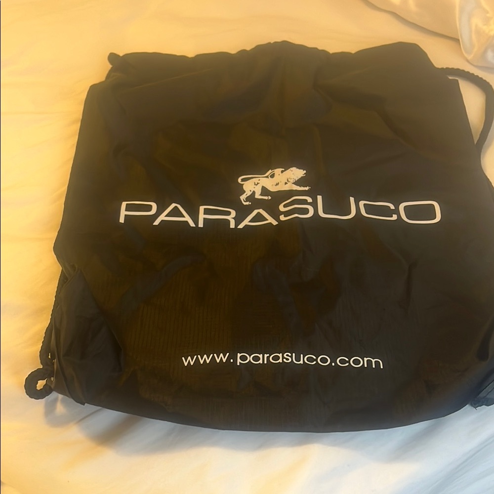 Parasuco Black Drawstring Bag - Picture 2 of 6